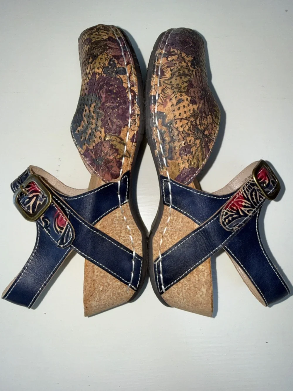 L'Artiste by Spring Step Koraline Perforated Sandals Womens Size 38 US 7.5 - 8 - Picture 9 of 16